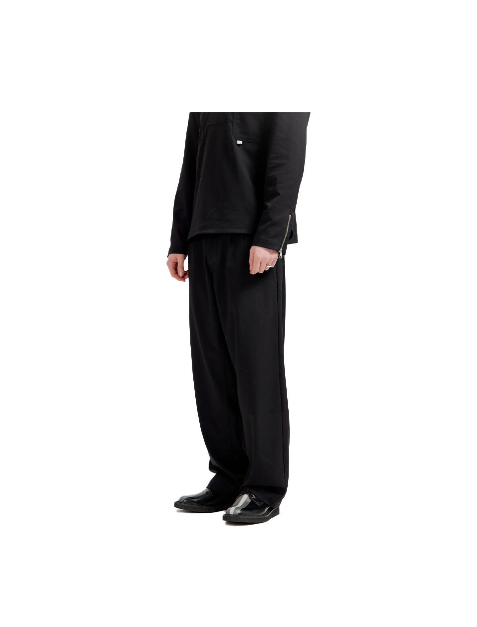 Bonne Suits Classic Pants Black Woollike