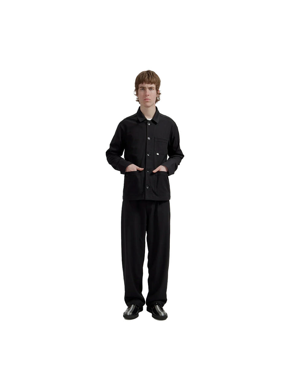 Bonne Suits One Row Jacket Black Woollike