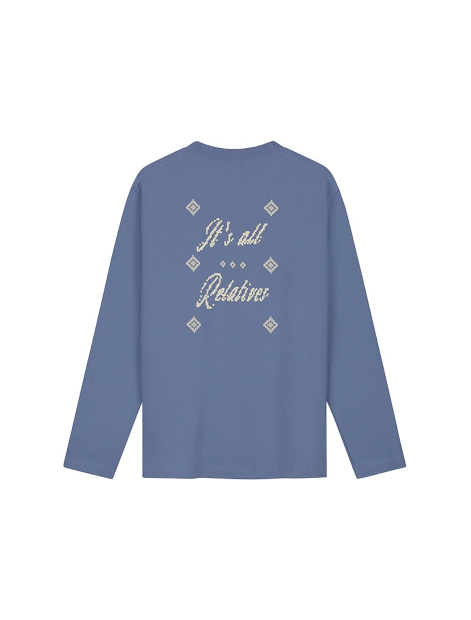 OLAF It's All Relative LS Tee Dusty Blue