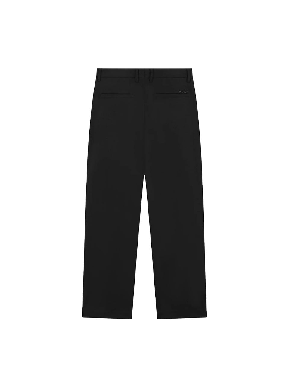 OLAF Wool Barrel Leg Pant Black