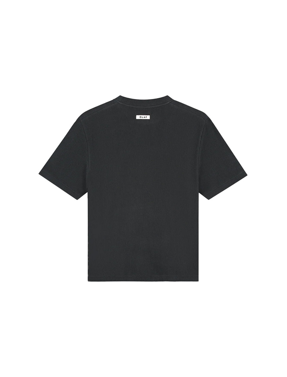 OLAF Ribbed Tee Charcoal