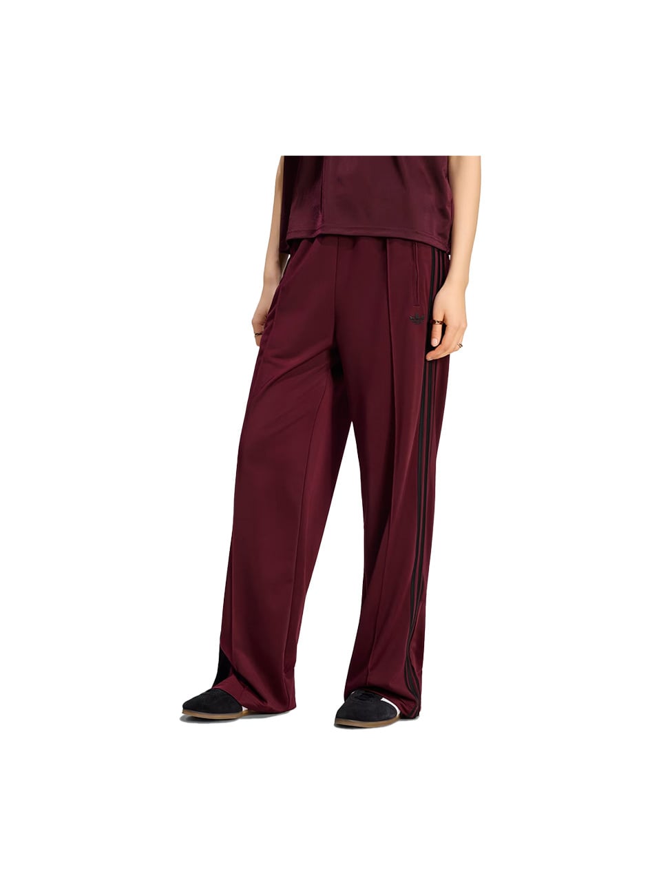 Adidas Firebird Loose Fit Trackpant Maroon Black