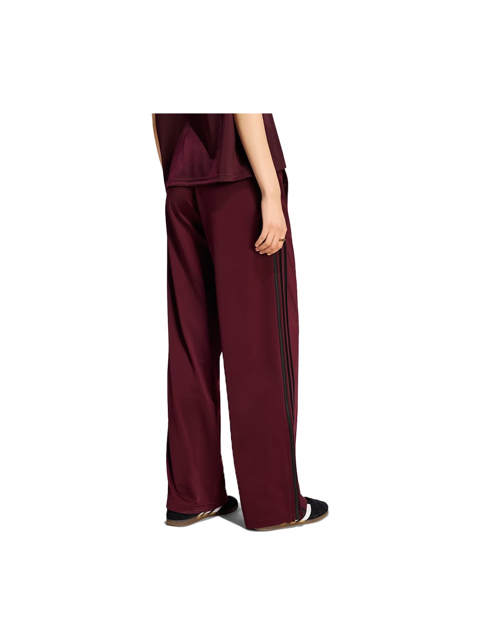 Adidas Firebird Loose Fit Trackpant Maroon Black