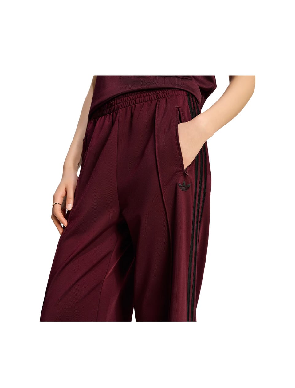 Adidas Firebird Loose Fit Trackpant Maroon Black