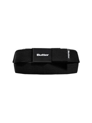 Butter Goods Logo Woven Belt Black