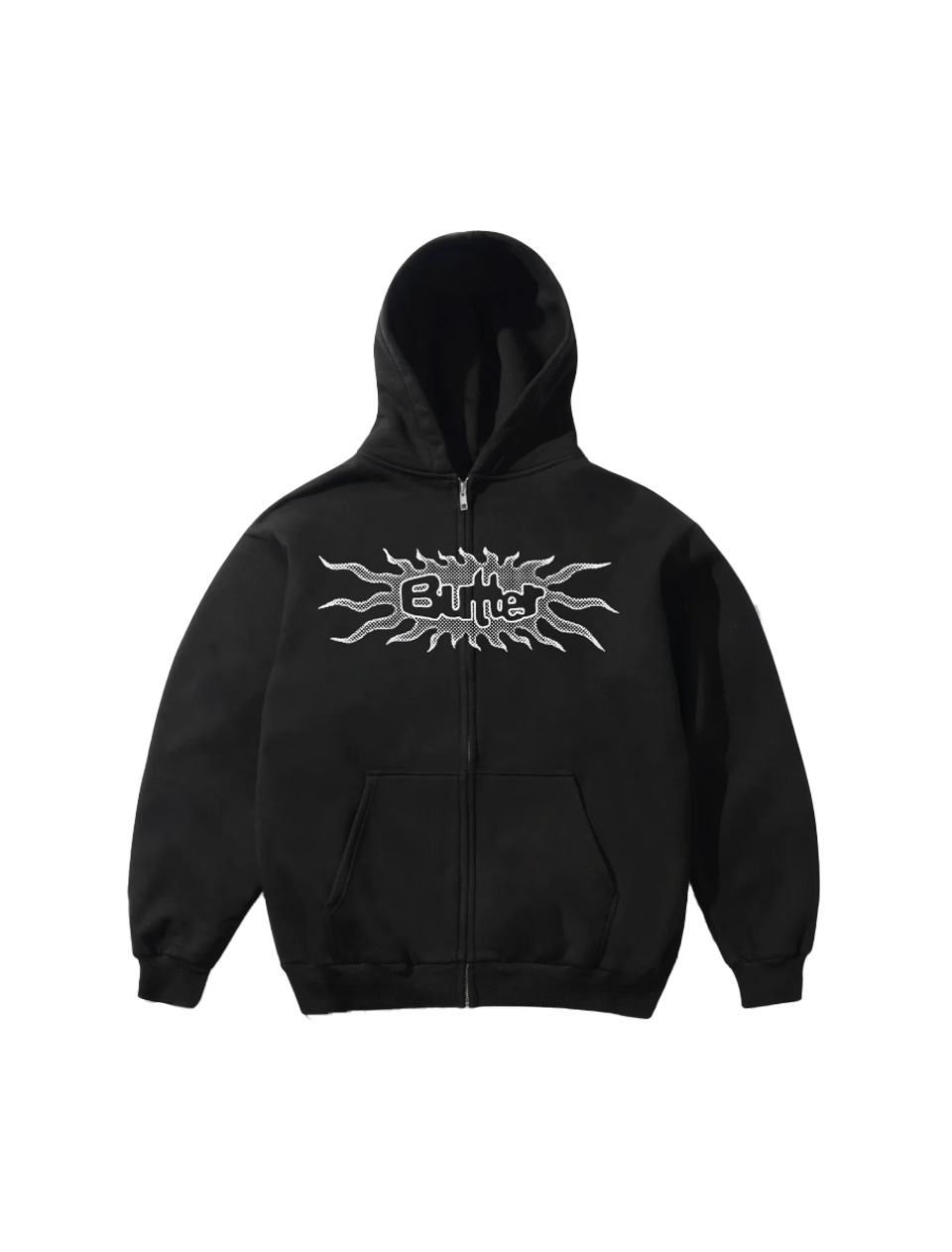 Butter Goods Solar Zip-Thru Hood Black