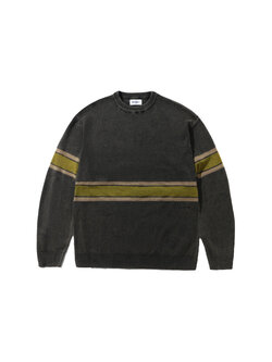 Butter Goods Break Knit Sweater Washed Black