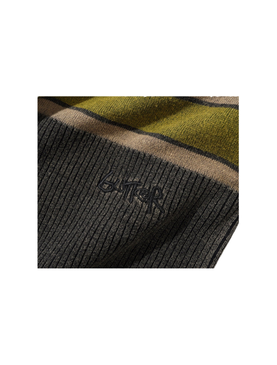 Butter Goods Break Knit Sweater Washed Black