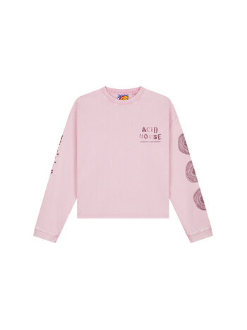 Lovelee Dae Frankie Acid House Longsleeve Pink Prism