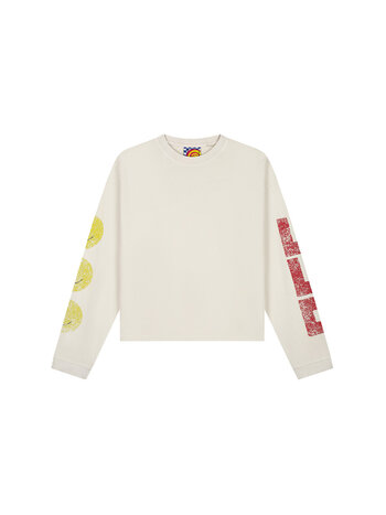 Lovelee Dae Frankie LLD Smile Longsleeve Vintage White
