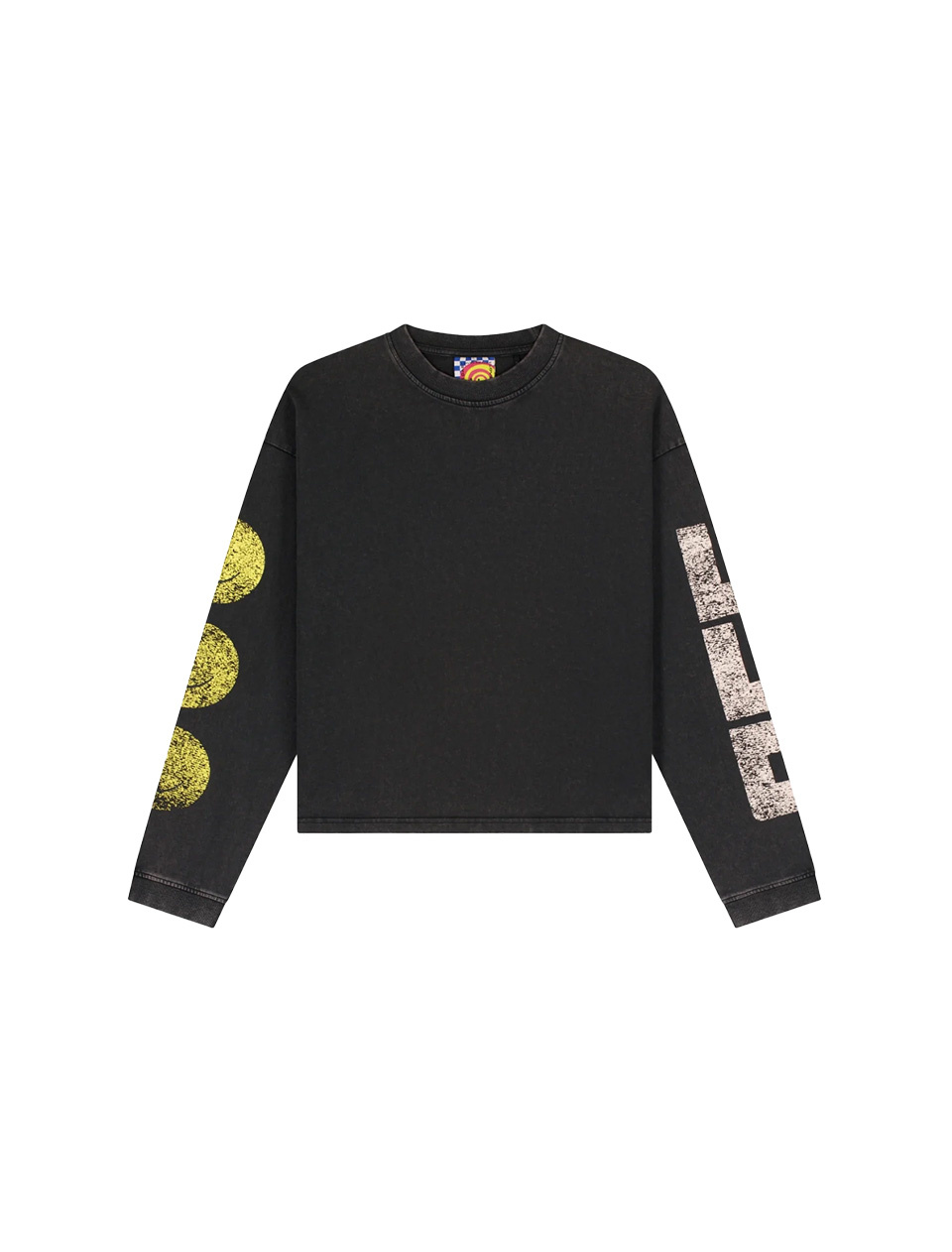 Lovelee Dae Frankie LLD Smile Longsleeve Washed Black