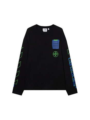 L/AB c/o Off-White Off Active L/S Tee Black