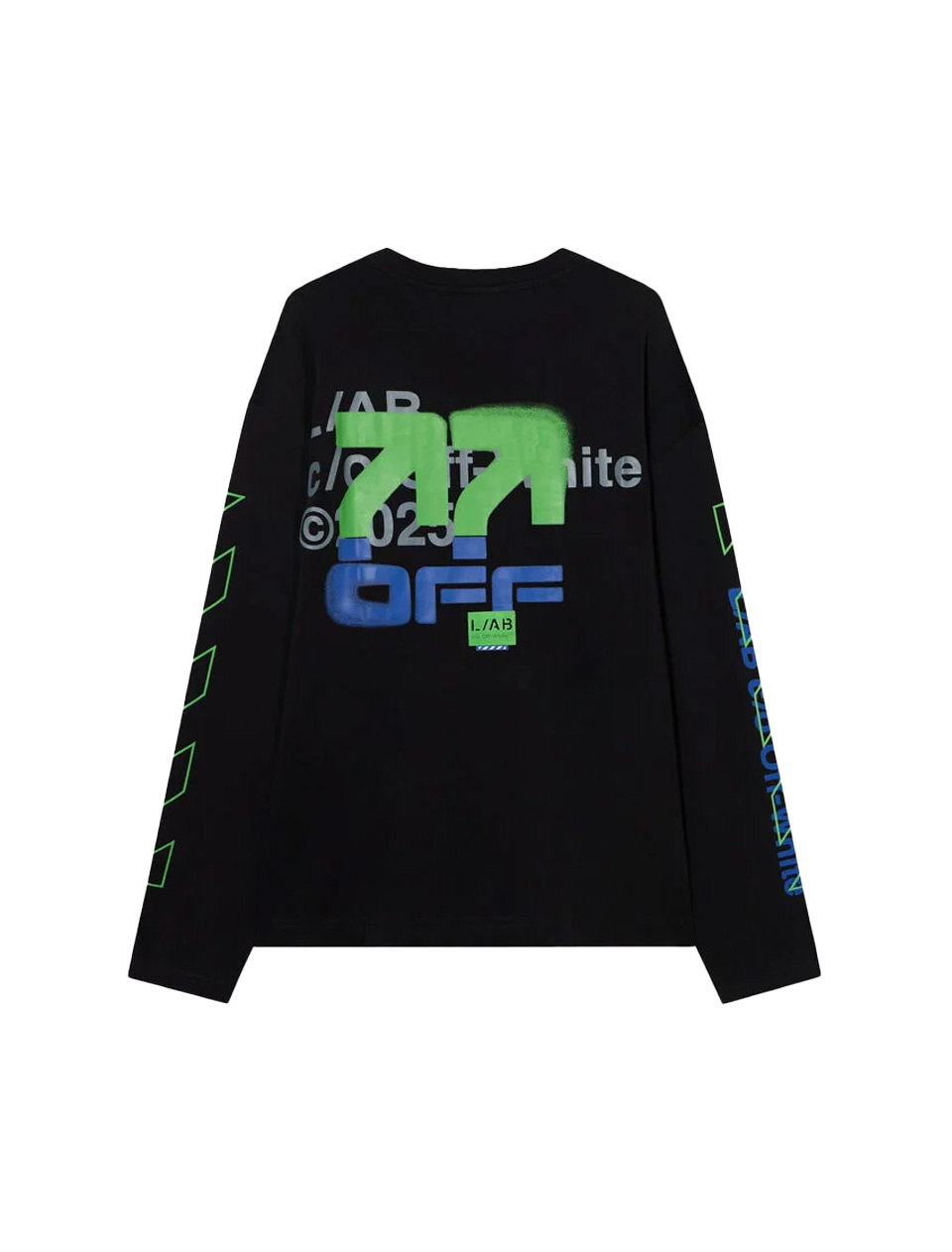 L/AB c/o Off-White Off Active L/S Tee Black