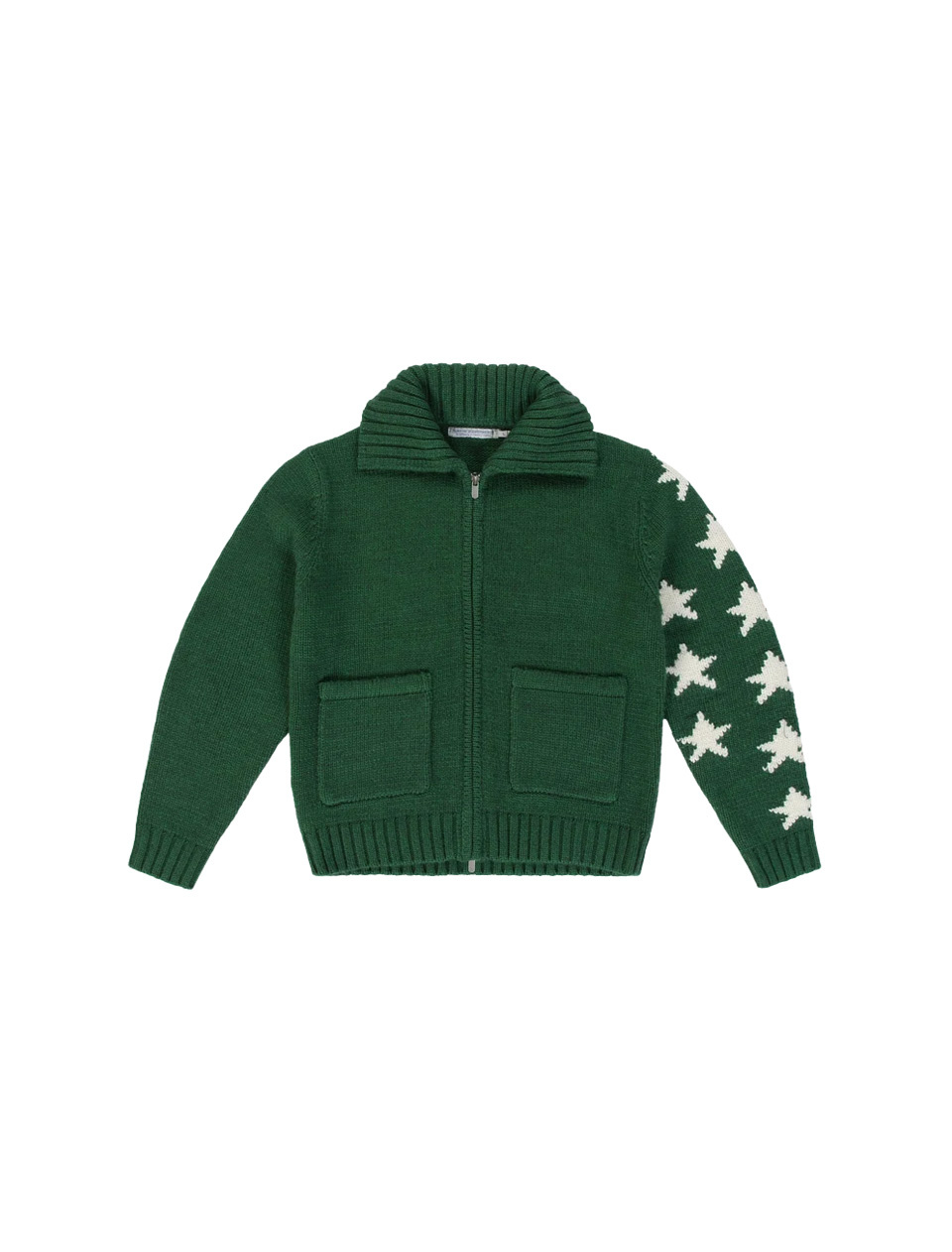 PAL Sporting Goods Knievel Full Zip Polo Style Deep Forest Green