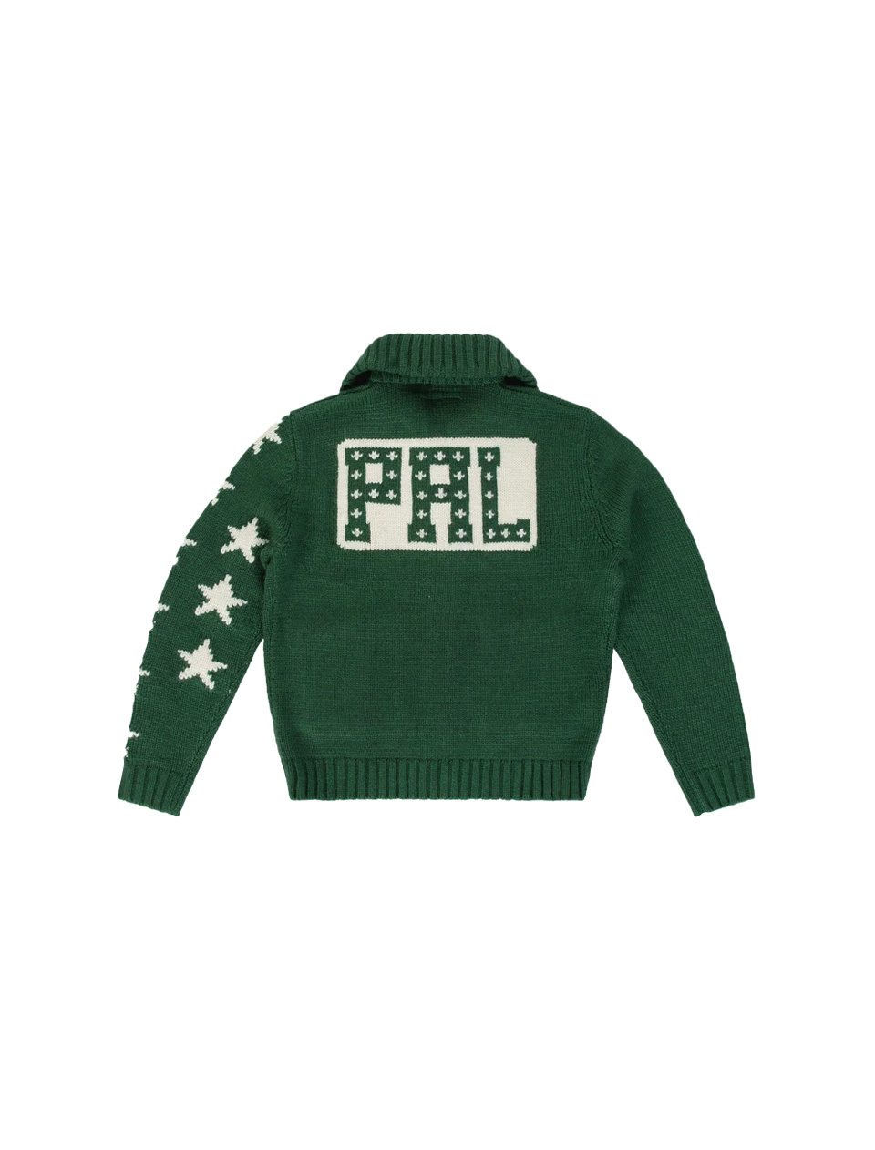 PAL Sporting Goods Knievel Full Zip Polo Style Deep Forest Green