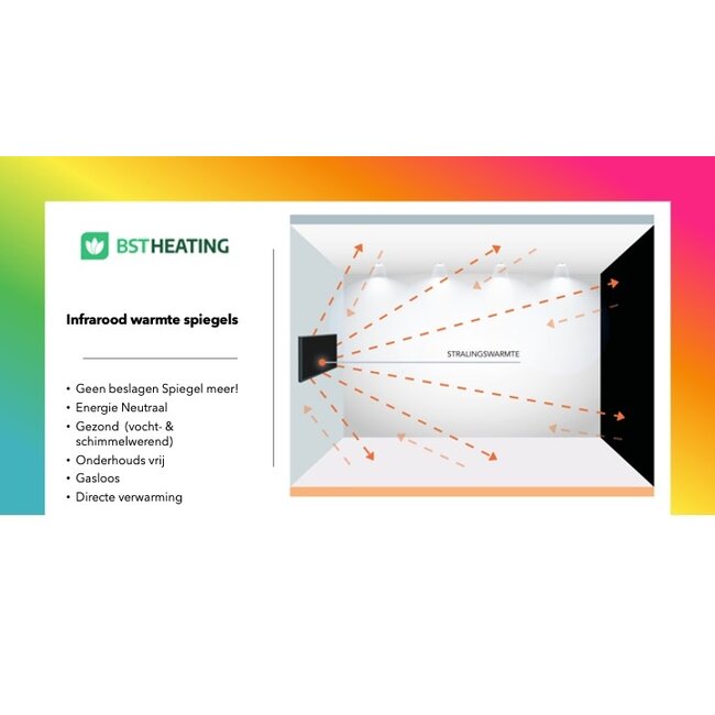 BST Heating  Degree-n infraroodverwarming BST36SM (spiegel)