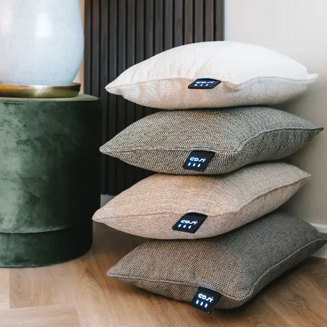 Cosi Cosi Warmtekussen - Comfort - Teddy off white - 40x60 cm