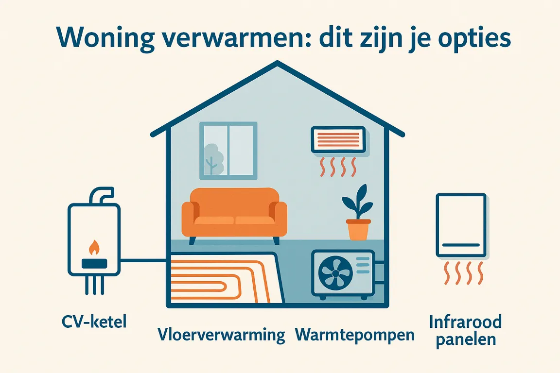 Woning verwarmen: dit zijn je opties