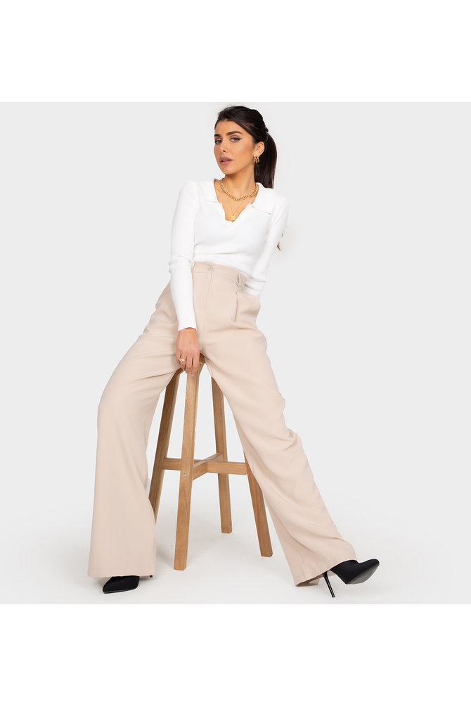 Boss Babe Trouser - Beige