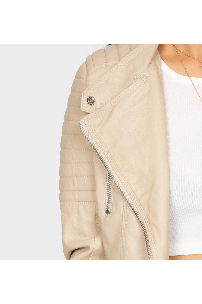 Biker Jacket - Crème