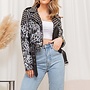 Printed Biker Jacket