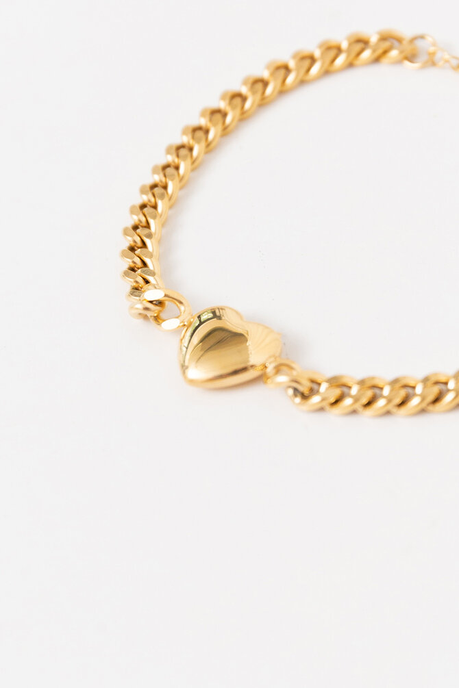 Hart Armband - Goud