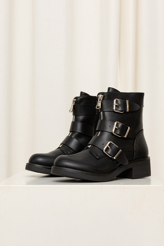 Biker Boots Esmee - Zwart