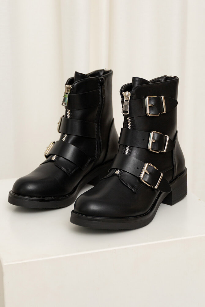 Biker Boots Esmee - Zwart