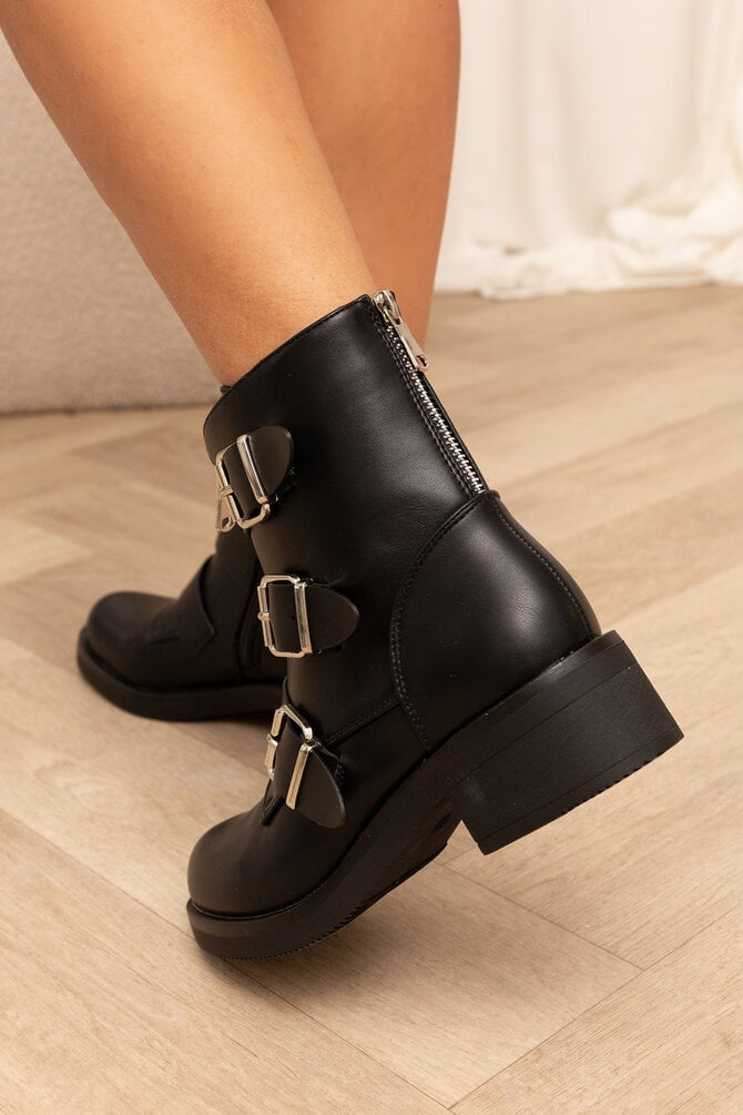 Biker Boots Esmee - Zwart