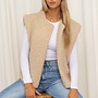 Teddy Gilet Chara - Beige