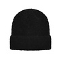 Basic Beanie Flora - Zwart