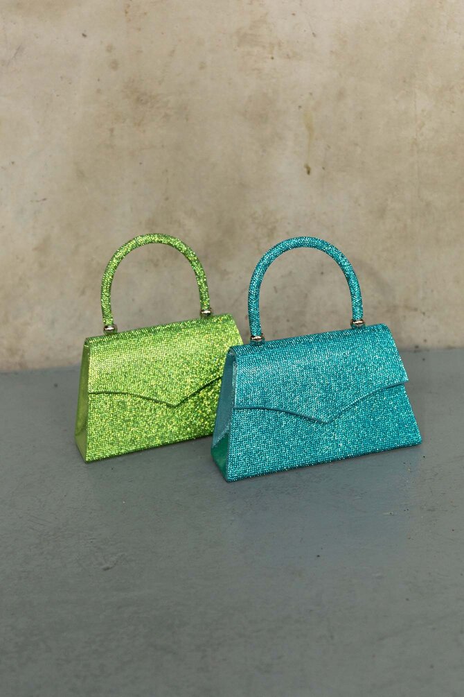 Glitter Tas - Groen