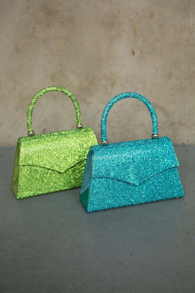 Glitter Tas - Groen