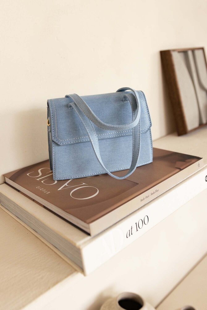 Denim Tas - Blauw