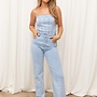 Strapless Denim Jumpsuit Liza