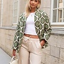 Geprinte Jas Melissa - Groen