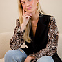 Blazer Luipaard Mouwen