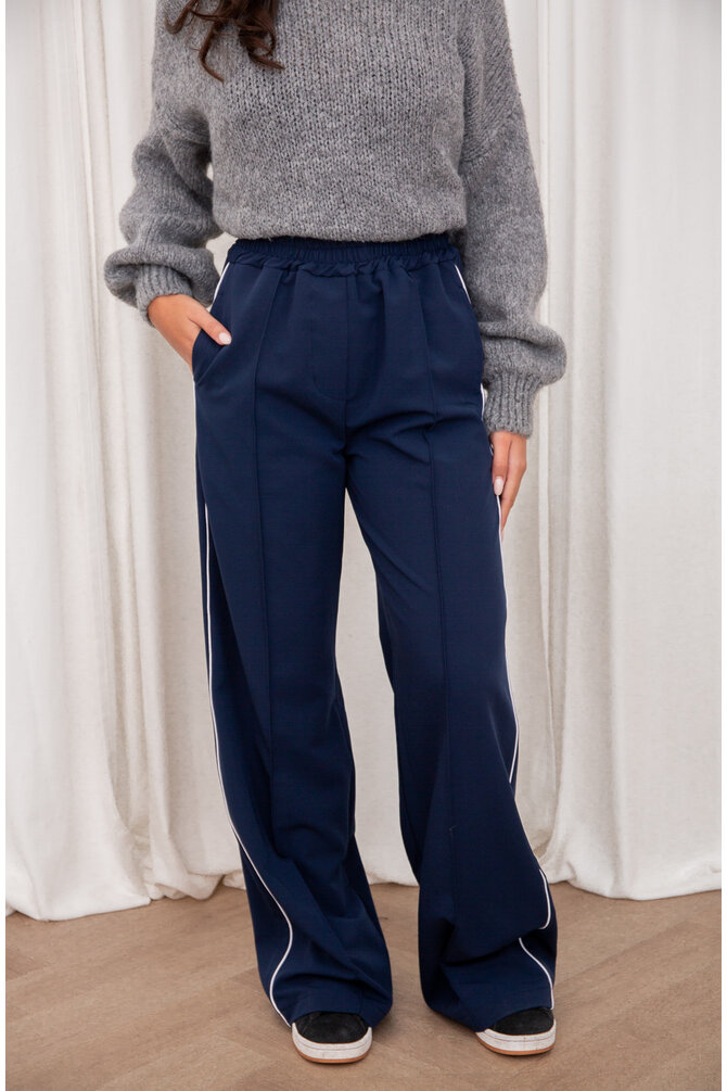 Broek Dunne Streep - Marine