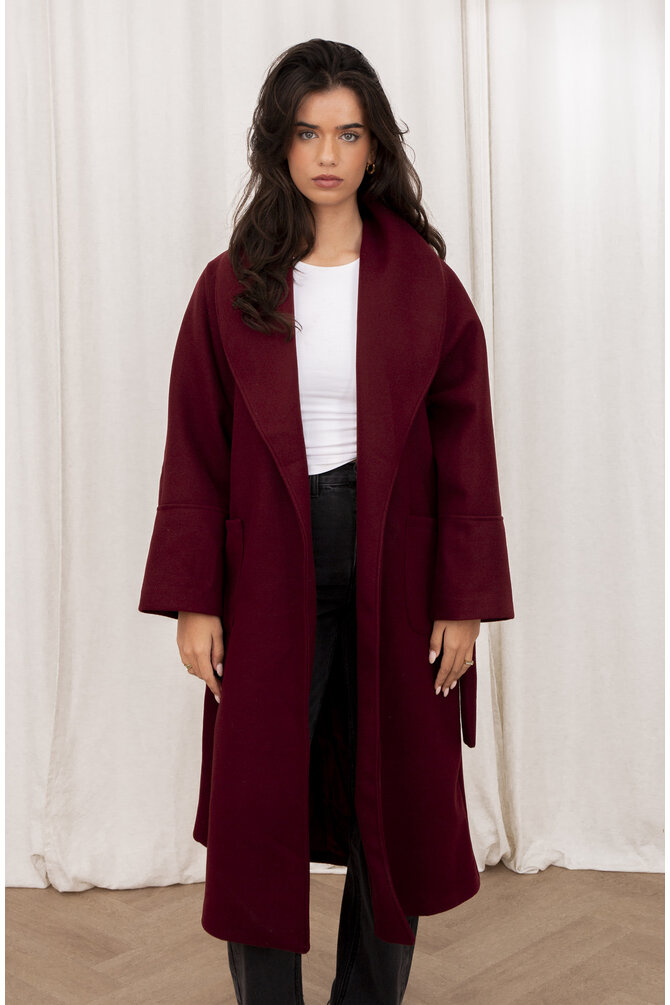 Lange Trenchcoat Sephora - Bordeaux