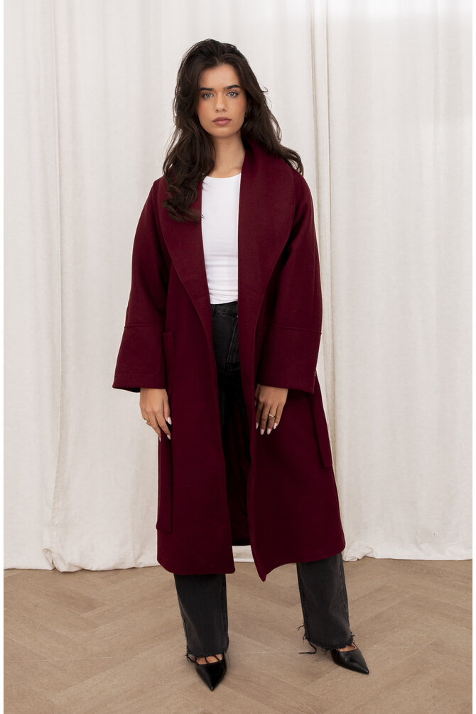 Lange Trenchcoat Sephora - Bordeaux