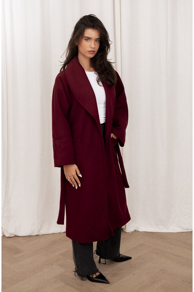 Lange Trenchcoat Sephora - Bordeaux