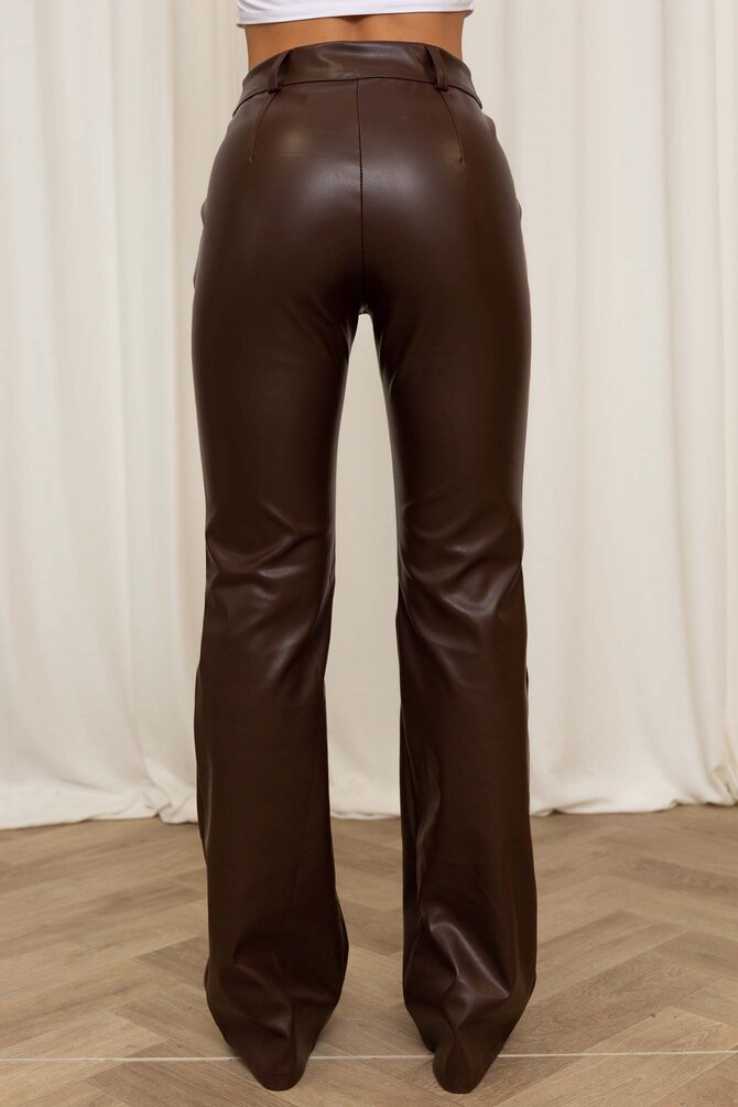 Leren Broek Marije - Bruin - Copy
