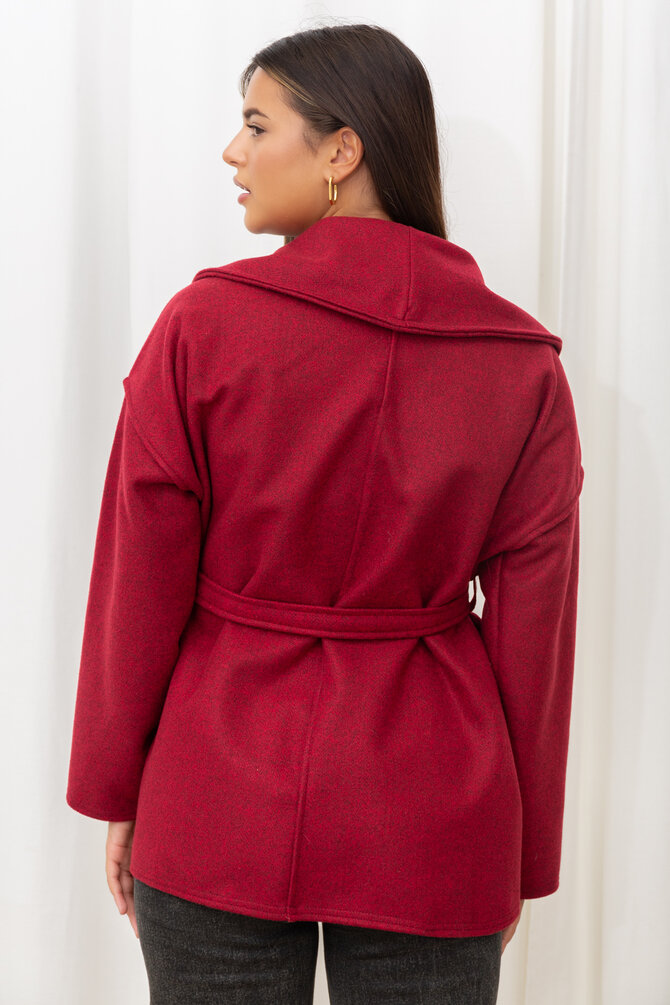 Korte Trenchcoat - Bordeaux