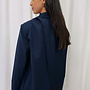 Split Blazer -Navy
