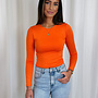 Long Sleeve Top Romee - Oranje