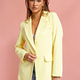 Oversized Blazer Floor - Geel