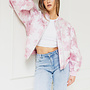 Bloemen Bomber Jas - Roze