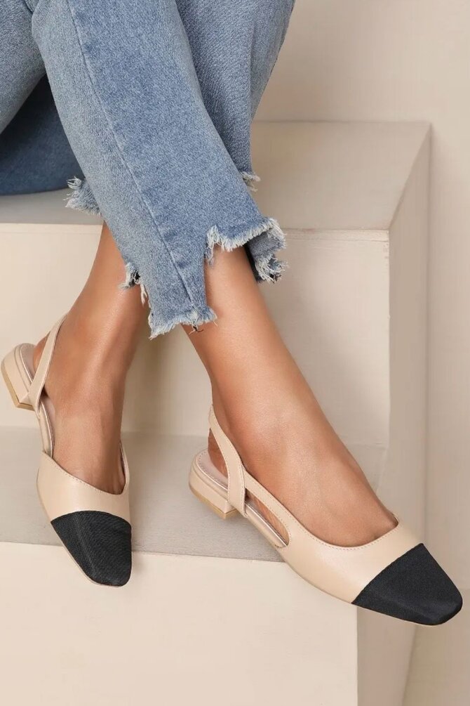 PU sandalen Anika - Beige