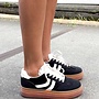 Suede Sneakers Karen - Zwart