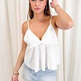 Broderie Top - Wit